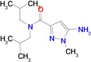 5-amino-N,N-diisobutyl-1-methyl-1H-pyrazole-3-carboxamide