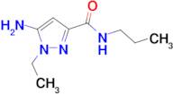 5-amino-1-ethyl-N-propyl-1H-pyrazole-3-carboxamide