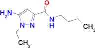 5-amino-N-butyl-1-ethyl-1H-pyrazole-3-carboxamide