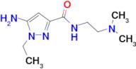 5-amino-N-[2-(dimethylamino)ethyl]-1-ethyl-1H-pyrazole-3-carboxamide