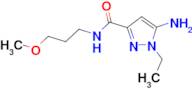 5-amino-1-ethyl-N-(3-methoxypropyl)-1H-pyrazole-3-carboxamide