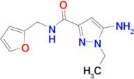 5-amino-1-ethyl-N-(2-furylmethyl)-1H-pyrazole-3-carboxamide