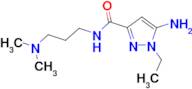 5-amino-N-[3-(dimethylamino)propyl]-1-ethyl-1H-pyrazole-3-carboxamide