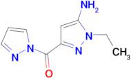 1-ethyl-3-(1H-pyrazol-1-ylcarbonyl)-1H-pyrazol-5-amine