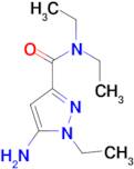 5-amino-N,N,1-triethyl-1H-pyrazole-3-carboxamide