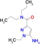 5-amino-1-ethyl-N,N-dipropyl-1H-pyrazole-3-carboxamide