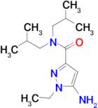 5-amino-1-ethyl-N,N-diisobutyl-1H-pyrazole-3-carboxamide