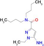 5-amino-N,N-dibutyl-1-ethyl-1H-pyrazole-3-carboxamide