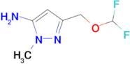 3-[(difluoromethoxy)methyl]-1-methyl-1H-pyrazol-5-amine