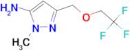 1-methyl-3-[(2,2,2-trifluoroethoxy)methyl]-1H-pyrazol-5-amine