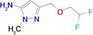 3-[(2,2-difluoroethoxy)methyl]-1-methyl-1H-pyrazol-5-amine