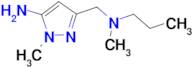 1-methyl-3-{[methyl(propyl)amino]methyl}-1H-pyrazol-5-amine