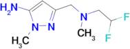 3-{[(2,2-difluoroethyl)(methyl)amino]methyl}-1-methyl-1H-pyrazol-5-amine