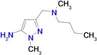 3-{[butyl(methyl)amino]methyl}-1-methyl-1H-pyrazol-5-amine