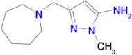 3-(azepan-1-ylmethyl)-1-methyl-1H-pyrazol-5-amine