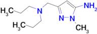 3-[(dipropylamino)methyl]-1-methyl-1H-pyrazol-5-amine