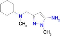 3-{[cyclohexyl(methyl)amino]methyl}-1-methyl-1H-pyrazol-5-amine