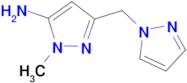 1-methyl-3-(1H-pyrazol-1-ylmethyl)-1H-pyrazol-5-amine