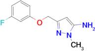 3-[(3-fluorophenoxy)methyl]-1-methyl-1H-pyrazol-5-amine