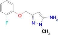 3-[(2-fluorophenoxy)methyl]-1-methyl-1H-pyrazol-5-amine