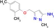 3-[(2,4-dimethylphenoxy)methyl]-1-methyl-1H-pyrazol-5-amine