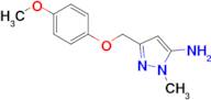 3-[(4-methoxyphenoxy)methyl]-1-methyl-1H-pyrazol-5-amine