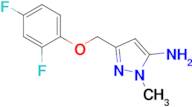 3-[(2,4-difluorophenoxy)methyl]-1-methyl-1H-pyrazol-5-amine