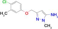 3-[(4-chloro-3-methylphenoxy)methyl]-1-methyl-1H-pyrazol-5-amine