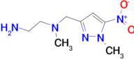 N-methyl-N-[(1-methyl-5-nitro-1H-pyrazol-3-yl)methyl]ethane-1,2-diamine