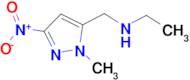 ethyl[(1-methyl-3-nitro-1H-pyrazol-5-yl)methyl]amine