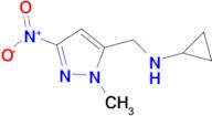 cyclopropyl[(1-methyl-3-nitro-1H-pyrazol-5-yl)methyl]amine