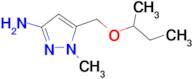 5-(sec-butoxymethyl)-1-methyl-1H-pyrazol-3-amine