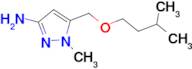 1-methyl-5-[(3-methylbutoxy)methyl]-1H-pyrazol-3-amine