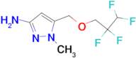 1-methyl-5-[(2,2,3,3-tetrafluoropropoxy)methyl]-1H-pyrazol-3-amine