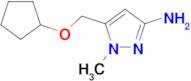 5-[(cyclopentyloxy)methyl]-1-methyl-1H-pyrazol-3-amine