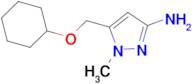 5-[(cyclohexyloxy)methyl]-1-methyl-1H-pyrazol-3-amine