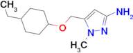 5-{[(4-ethylcyclohexyl)oxy]methyl}-1-methyl-1H-pyrazol-3-amine