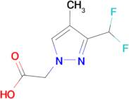 [3-(Difluoromethyl)-4-methyl-1H-pyrazol-1-yl]acetic acid