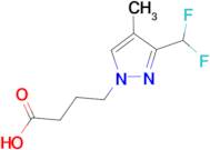 4-[3-(Difluoromethyl)-4-methyl-1H-pyrazol-1-yl]butanoic acid