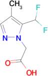 [5-(Difluoromethyl)-4-methyl-1H-pyrazol-1-yl]acetic acid