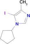 1-cyclopentyl-5-iodo-4-methyl-1H-imidazole