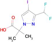 2-[3-(Difluoromethyl)-4-iodo-1H-pyrazol-1-yl]-2-methylpropionic acid