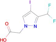 [3-(Difluoromethyl)-4-iodo-1H-pyrazol-1-yl]acetic acid