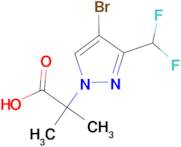 2-[4-Bromo-3-(difluoromethyl)-1H-pyrazol-1-yl]-2-methylpropionic acid