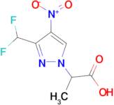 2-[3-(Difluoromethyl)-4-nitro-1H-pyrazol-1-yl]propionic acid