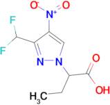 2-[3-(Difluoromethyl)-4-nitro-1H-pyrazol-1-yl]butyric acid