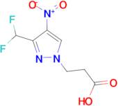 3-[3-(Difluoromethyl)-4-nitro-1H-pyrazol-1-yl]propionic acid