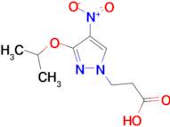 3-(3-isopropoxy-4-nitro-1H-pyrazol-1-yl)propanoic acid