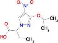 2-(3-isopropoxy-4-nitro-1H-pyrazol-1-yl)butanoic acid