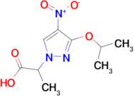 2-(3-isopropoxy-4-nitro-1H-pyrazol-1-yl)propanoic acid